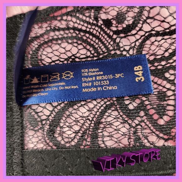 NWT {Rachel Roy} Elegance: 34B Bra + 2 {Panties} (Small) NWT - Picture 4 of 4